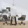 Image de Lot de 2 chaise vidaxl en plastique non pliable H. 78 cm interieur gris