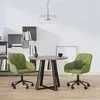 Image de Lot de 2 chaise vidaxl interieur non pliable en plastique H. 78 cm vert