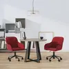 Image de Lot de 2 chaise vidaxl en plastique non empilable non pliable H. 86 cm interieur rouge