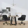 Image de Lot de 2 chaise vidaxl H. 78 cm non pliable interieur en plastique noir