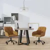 Image de Lot de 2 chaise vidaxl H. 78 cm non pliable en plastique interieur marron