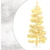 Image de vidaXL Kunstkerstboom met verlichting en standaard 180 cm PVC wit344654