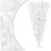 Image de vidaXL Sapin de Noël artificiel renversé avec support Blanc 120 cm 344665