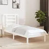 Image de vidaXL Bedframe massief hout wit 75x190 cm3104309