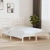 Image de vidaXL Bedframe zonder matras massief grenenhout wit 140x200 cm3104349