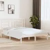 Image de vidaXL Bedframe zonder matras massief grenenhout wit 160x200 cm3104359