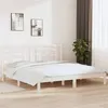 Image de vidaXL Bedframe zonder matras massief grenenhout wit 200x200 cm3104369