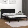 Image de vidaXL Bedframe massief grenenhout zwart 200x200 cm3104437