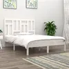 Image de vidaXL Bedframe zonder matras massief grenenhout wit 140x200 cm3104544