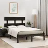 Image de vidaXL Bedframe massief hout zwart 140x190 cm3104657