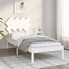 Image de vidaXL Bedframe massief hout wit 90x190 cm3104834