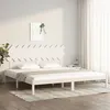 Image de vidaXL Bedframe massief hout wit 200x200 cm3104889