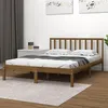 Image de vidaXL Bedframe massief grenenhout honingbruin 200x200 cm3105094