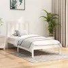 Image de vidaXL Bedframe massief grenenhout wit 75x190 cm3105121