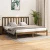 Image de vidaXL Bedframe massief grenenhout honingbruin 200x200 cm3105183