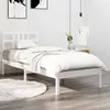 Image de vidaXL Bedframe massief hout wit 100x200 cm3105396