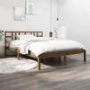 Image de vidaXL Bedframe massief hout honingbruin 200x200 cm3105428
