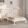 Image de vidaXL Bedframe massief hout wit 90x200 cm3105936