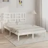 Image de vidaXL Bedframe massief hout wit 160x200 cm3105961