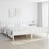 Image de vidaXL Bedframe massief hout wit 160x200 cm810690