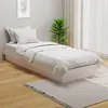 Image de vidaXL Bedframe massief hout wit 75x190 cm819933