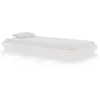 Image de vidaXL Cadre de lit blanc bois massif 90x190 cm simple