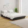 Image de vidaXL Bedframe massief hout grijs 135x190 cm819949