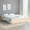 Image de Cadre de lit sans matelas bois massif 160x200 cm
