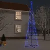 Image de vidaXL Arbre de Noël Cône Ornement de Fête Décoration de Vacances Sapin de Noël de Jardin Extérieur Arrière-cour 3000 LED Bleues 230x800 cm 343515