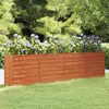 Image de Vidaxl Jardinière Surélevée, Rouille, 320X40X77 Cm, Acier Corten