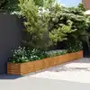Image de Vidaxl Jardinière Surélevée, 482X50X36 Cm, Acier Corten