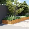 Image de vidaXL Lit surélevé de jardin 960x100x36 cm acier corten 152000