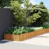 Image de vidaXL Lit surélevé de jardin 1150x100x36 cm acier corten152001