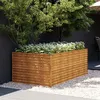 Image de Lit surélevé de jardin 196x100x69 cm acier corten