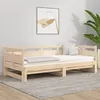 Image de Lit coulissant sans matelas bois de pin massif 2x(90x190) cm