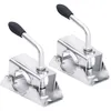 Image de vidaXL Pinces de roue de jauge 2 pcs 13,5x6,5x14 cm Acier galvanisé
