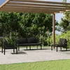 Image de Salon de jardin modulable vidaxl aluminium 4 personnes 4 pieces