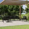Image de Salon de jardin modulable vidaxl aluminium 5 personnes 5 pieces