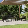 Image de Salon de jardin vidaxl aluminium 5 personnes 6 pieces