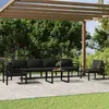 Image de Salon de jardin vidaxl aluminium 6 personnes 7 pieces