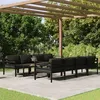 Image de Salon de jardin vidaxl aluminium 8 personnes 9 pieces