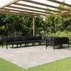 Image de Salon de jardin vidaxl aluminium 9 personnes 9 pieces