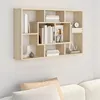 Image de vidaXL Wandschap 85x16x52,5 cm bewerkt hout sonoma eikenkleurig801421
