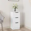 Image de Buffet Blanc 30x30x70 cm Bois d ingénierie