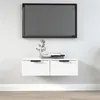 Image de Armoire murale blanc 68x30x20 cm bois d ingénierie