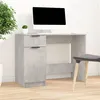 Image de vidaXL Bureau Gris béton 100x50x75 cm Bois d'ingénierie