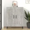 Image de vidaXL Buffet Gris béton 69,5x34x90 cm Bois d'ingénierie812145
