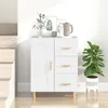 Image de Buffet Blanc 69,5x34x90 cm Bois d ingénierie