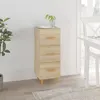 Image de Buffet Chêne sonoma 34,5x34x90 cm Bois d ingénierie