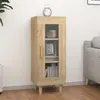 Image de vidaXL Buffet Chêne sonoma 34,5x34x90 cm Bois d'ingénierie